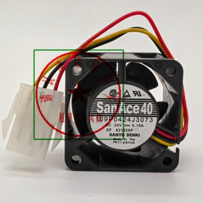 丹佛斯变频器N型风扇109P0424J3073三洋正品24V 0.18A三线风扇
