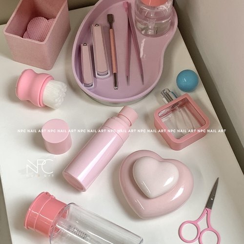 高颜值美甲桌面工具！好嗲好粉嫩