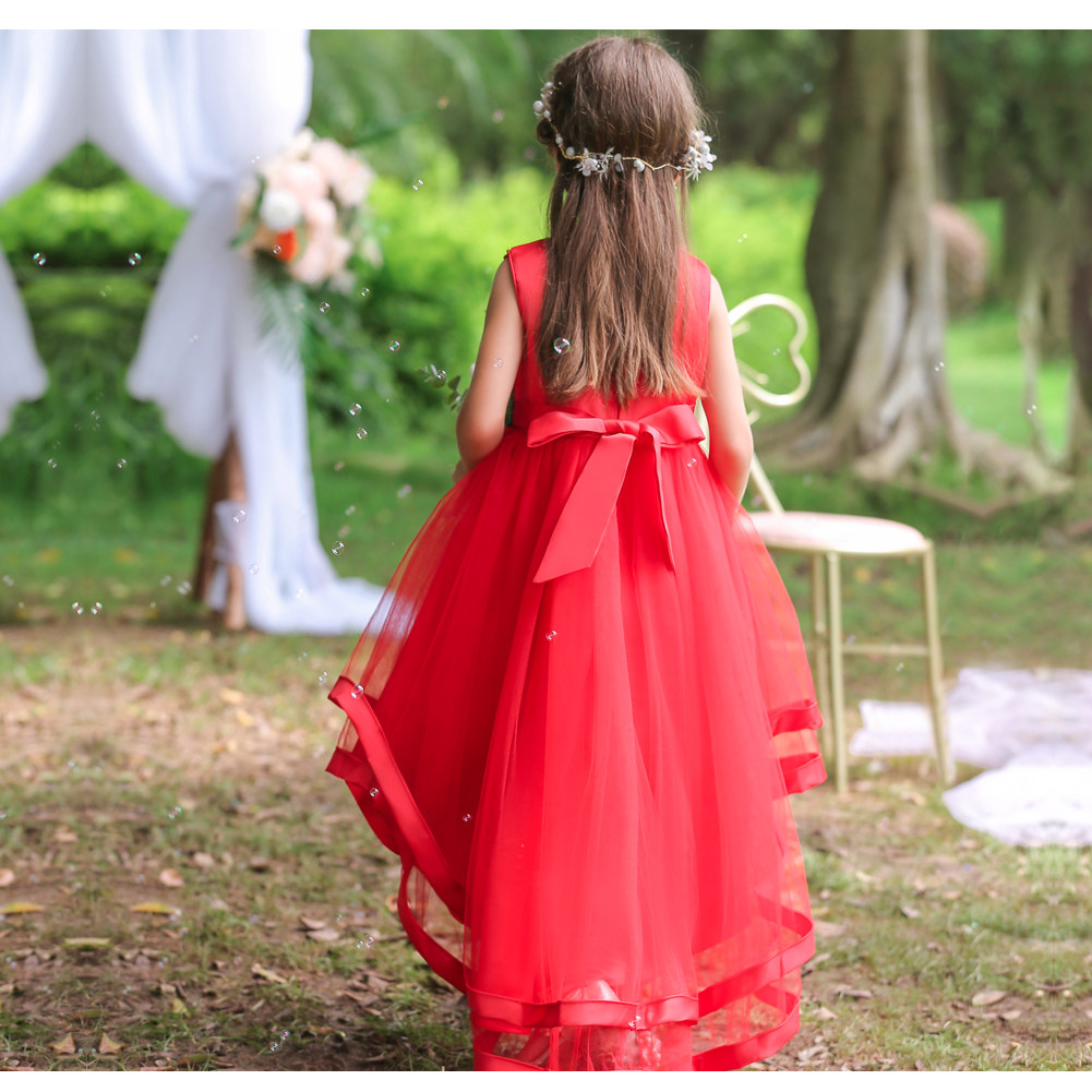 速卖通新款儿童礼服公主裙网纱