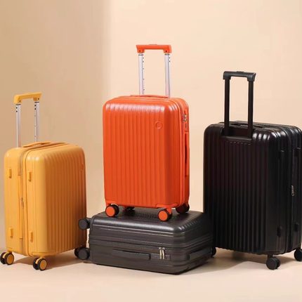 高配！外贸出口20登机箱静音万向轮24旅行箱大容量28行李箱密码箱