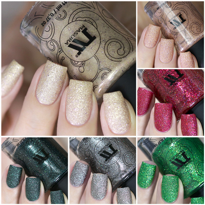 masura金色流沙亚光指甲油3件9折