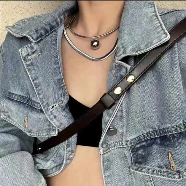 2mm蛇骨 项圈锁骨链女颈带短款脖链颈链