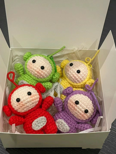 天线宝宝常规版全套钩针玩偶成品毛线编织成品钥匙扣挂件送礼