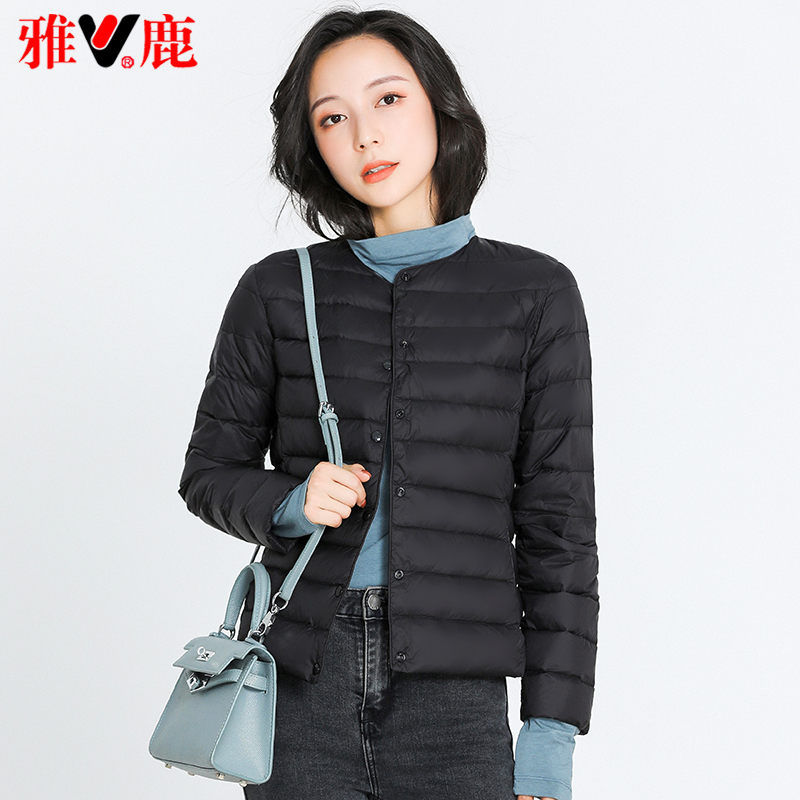 秋冬季轻薄羽绒服女短款内穿