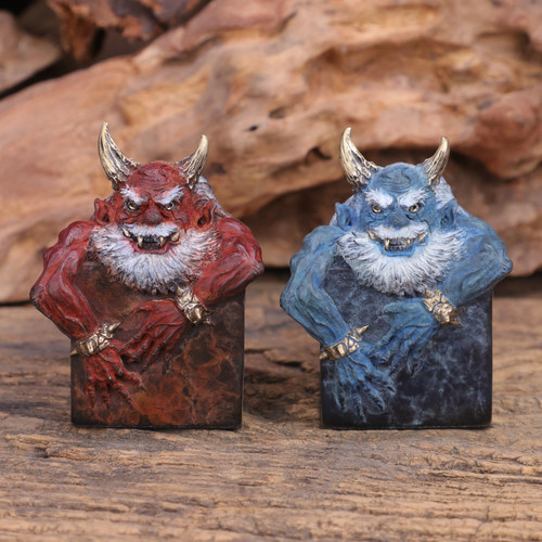 末那鬼王封印铸铜摆件