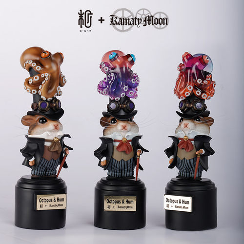 末那镰田光司章鱼仓鼠潮玩手办