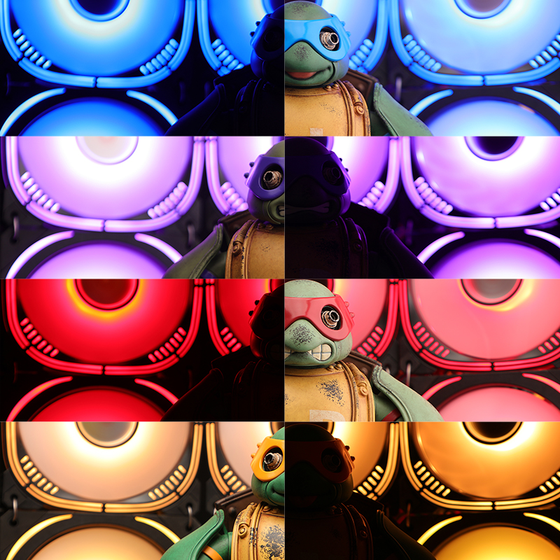 末那正版忍者神龟艺术雕像