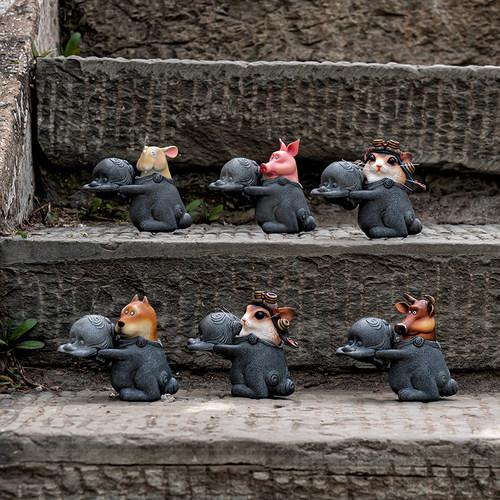 末那末匠逗兽记生肖潮玩艺术手办