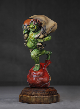 末那末匠丨竹谷隆之《FUJIN》青铜版原色版仿木色GK套件艺术雕像