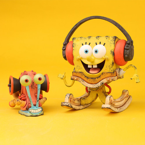 末那末匠海绵宝宝艺术雕像