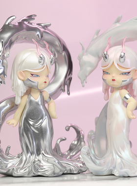 末那代理丨Fobbi《螭虺》龙年纪念款赛博龙女树脂潮玩大娃