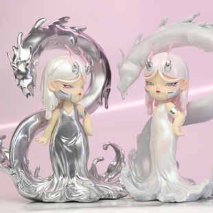 龙年纪念款 螭虺 赛博龙女树脂潮玩大娃 Fobbi 末那代理