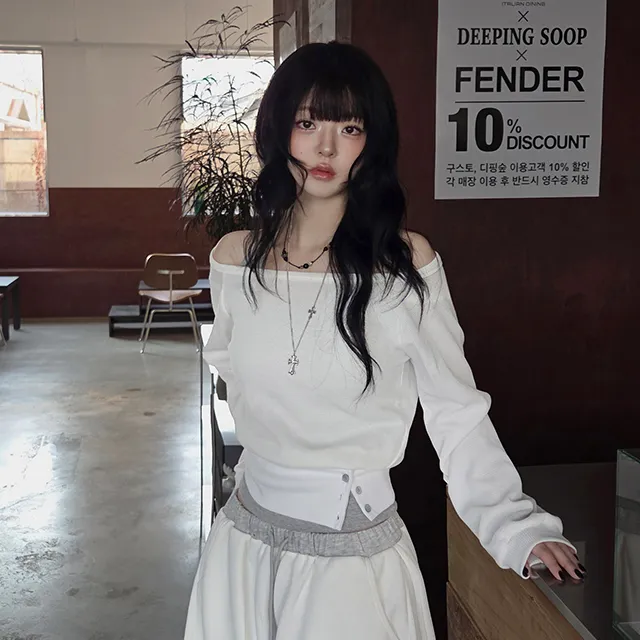 新年进行时 叠穿系甜酷挂脖长袖T恤 辣妹风两件套百搭上衣,女装/女士精品,T恤,淘宝优惠券,粉丝福利购,淘宝优惠卷