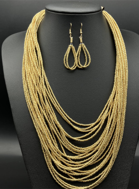 民族风佤族necklace项链饰品珠子