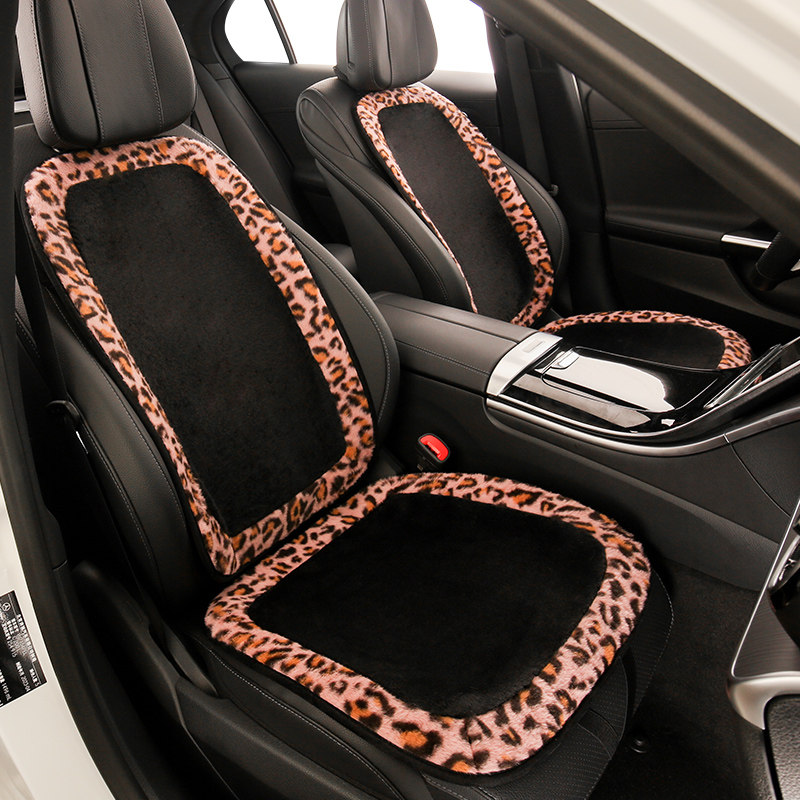 汽车坐垫冬季毛绒可爱座垫保暖加热座椅套高级感新款轻奢车内座套