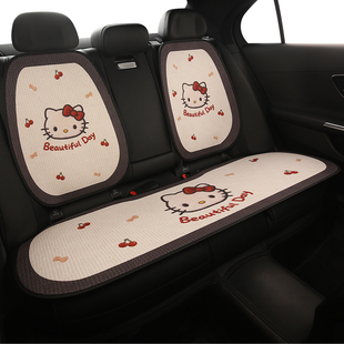 汽车坐垫四季通用秋冬季新款座垫半包可爱座椅套高级感单片座套女