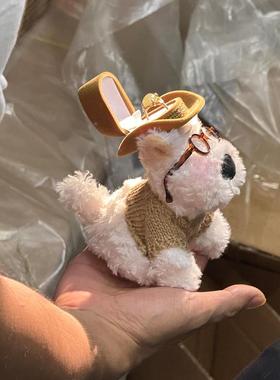 饰帽子西高地偶戒指盒七夕告白求婚首节盒送男女友玩N29831惊喜礼