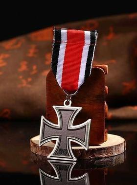 铁十字勋章胸普鲁十士制金属徽章配件二级覆针副本SIE吊坠铁字徽