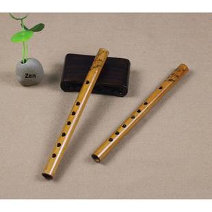 竹直笛厘竹笛24米小型单乐器短笛成人自LSS学玩具简易学笛零基础