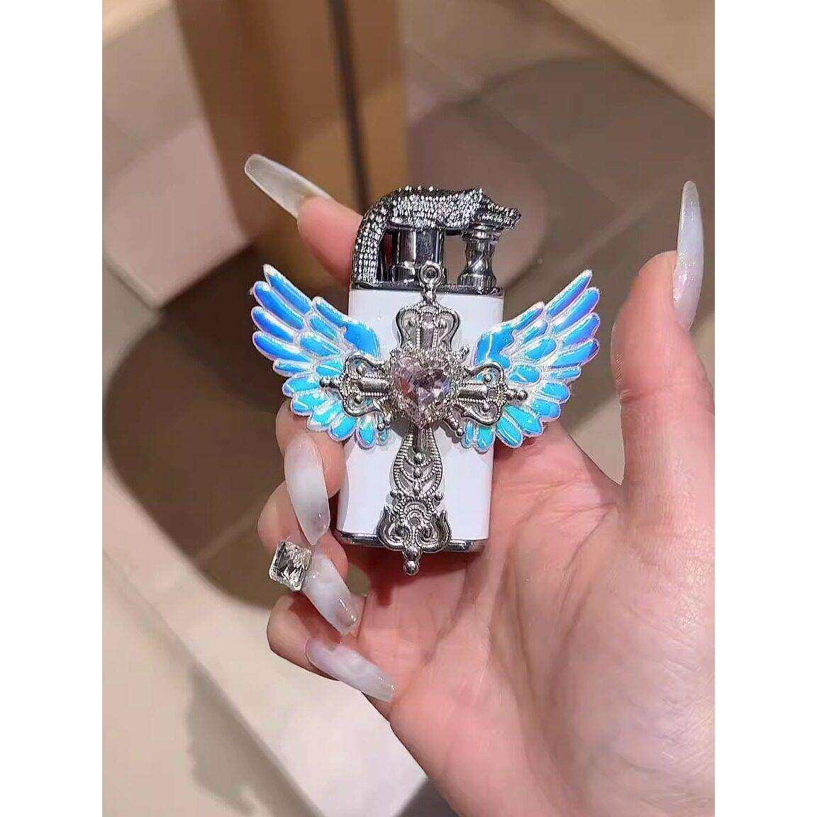【恶魔眼】天使之翼友YTG充气打火机手之防风高级感送男情人作节