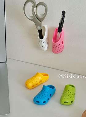 超可爱仿真拖鞋牙刷纳架收壁挂式免打孔笔夹LCM颜浴牙刷整室理架