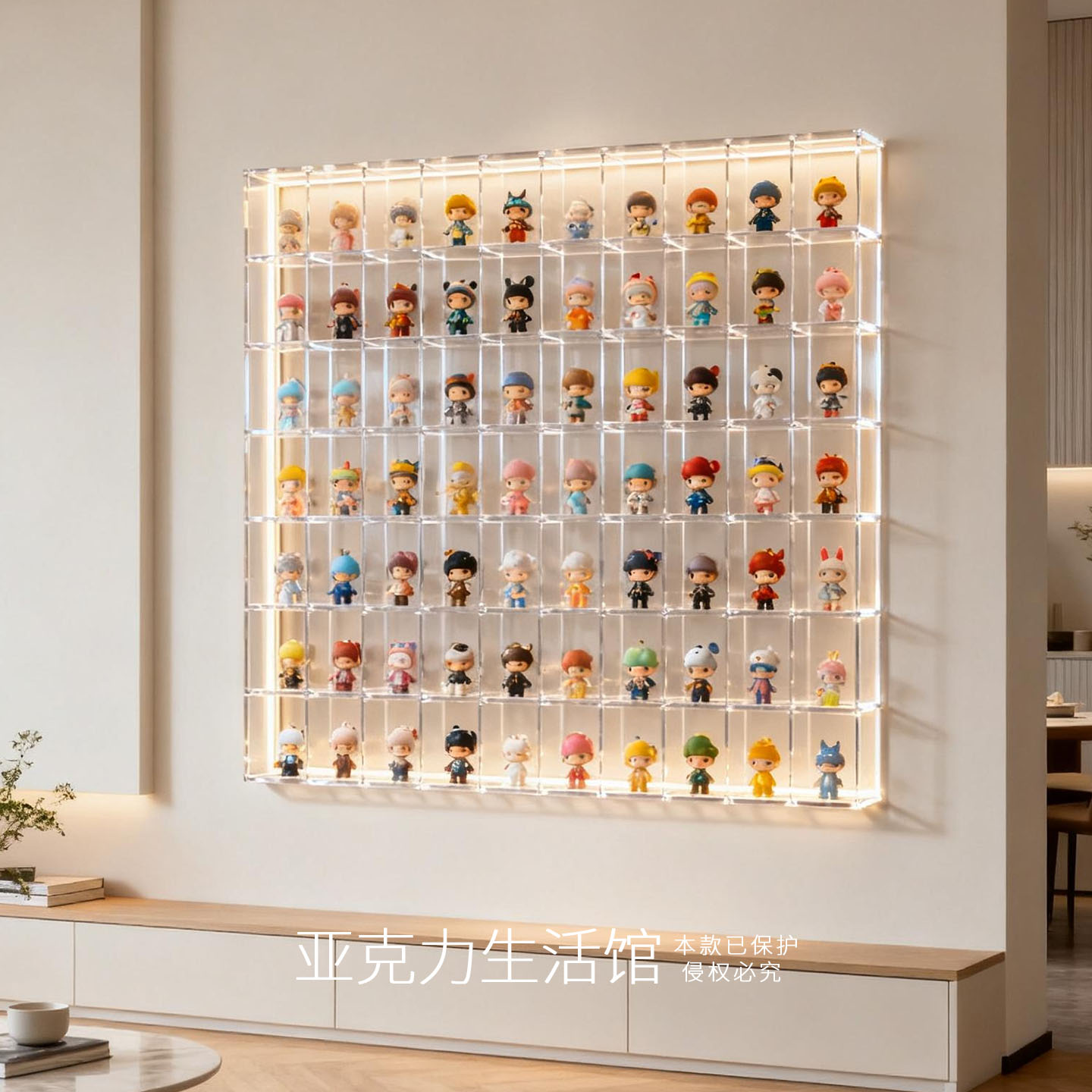 亚克力定制手办柜子展示柜