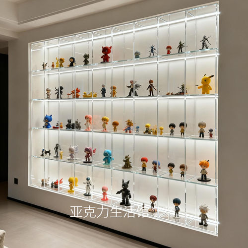 定制亚克力泡泡马特盲盒展示架