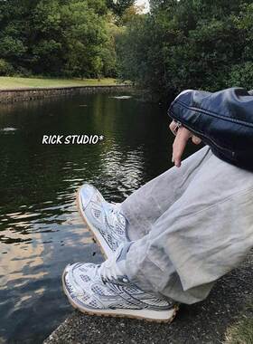 【自主高定】王一博同款BV AW银色休闲运动鞋男女增高厚底老爹鞋