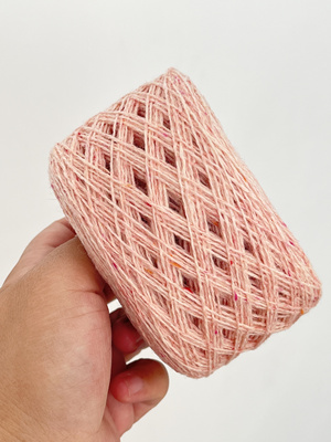 钩针棒针玩偶彩点羊毛线diy手工编织夹花彩点中细复古羊毛线16支