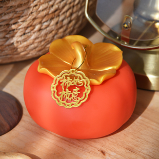 2026马年春节新年金元宝糖果盒装饰开业礼物家居客厅元宝摆件过年