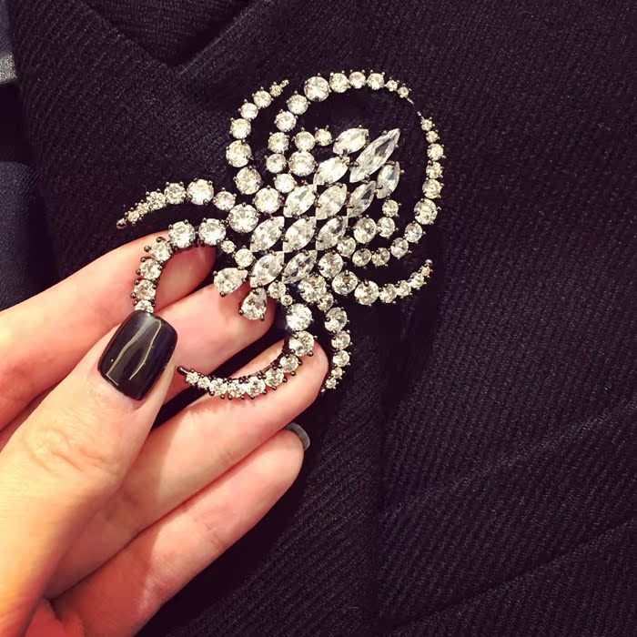 Broche femme en Zircon diamant - Ref 1177261 Image 4