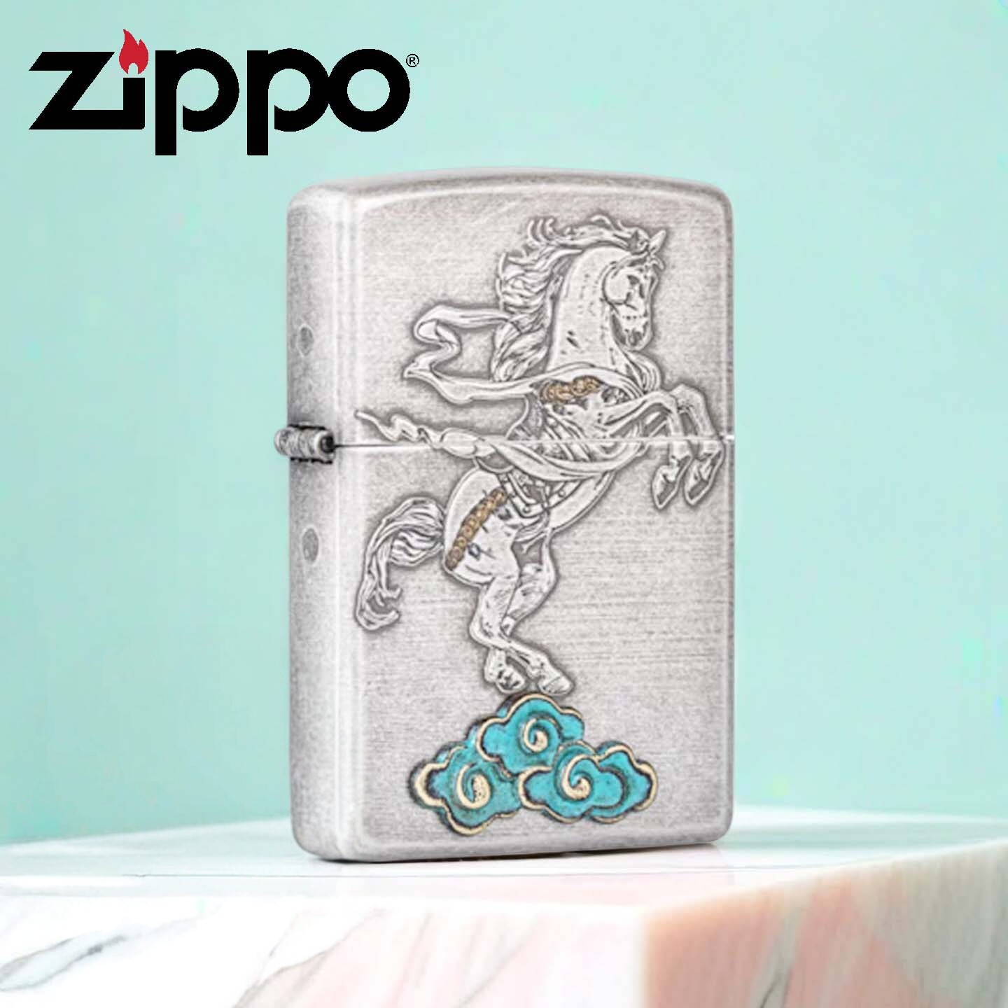 zippo打火机平步青云马到成功