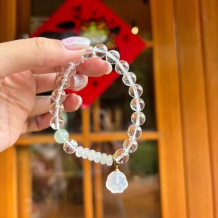 厦门南普陀 白水晶猫爪 招财纳福 吉祥如意 已过香