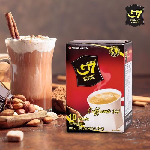 G7越南中原进口三合一速溶咖啡10包装盒装学生便携香浓速溶160g