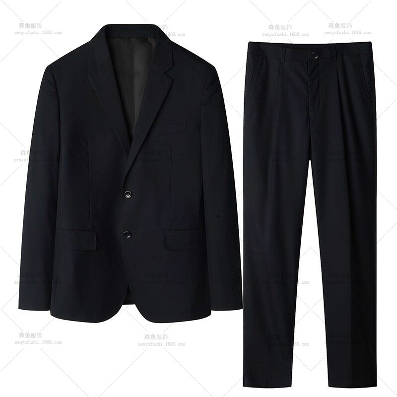 秋冬西装套装男三件套礼服伴郎服西服套装男二件套上班男士