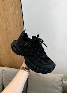 时尚巴黎的老店 怒吼推 酷黑色 增高厚底休闲运动鞋 老爹鞋 C1012