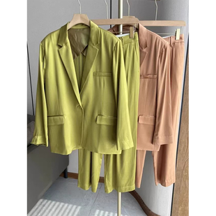 V1885 缎面西服套装 原780元 25年回馈清仓不退不换