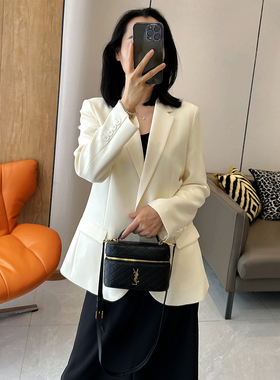 C4553时尚巴黎的老店 高端质感 超及重磅舒适洋气 一粒扣西装外套