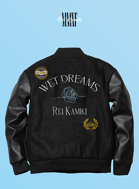 【神木丽】联名夹棉加厚刺绣棒球夹克 官方正版 MMNF