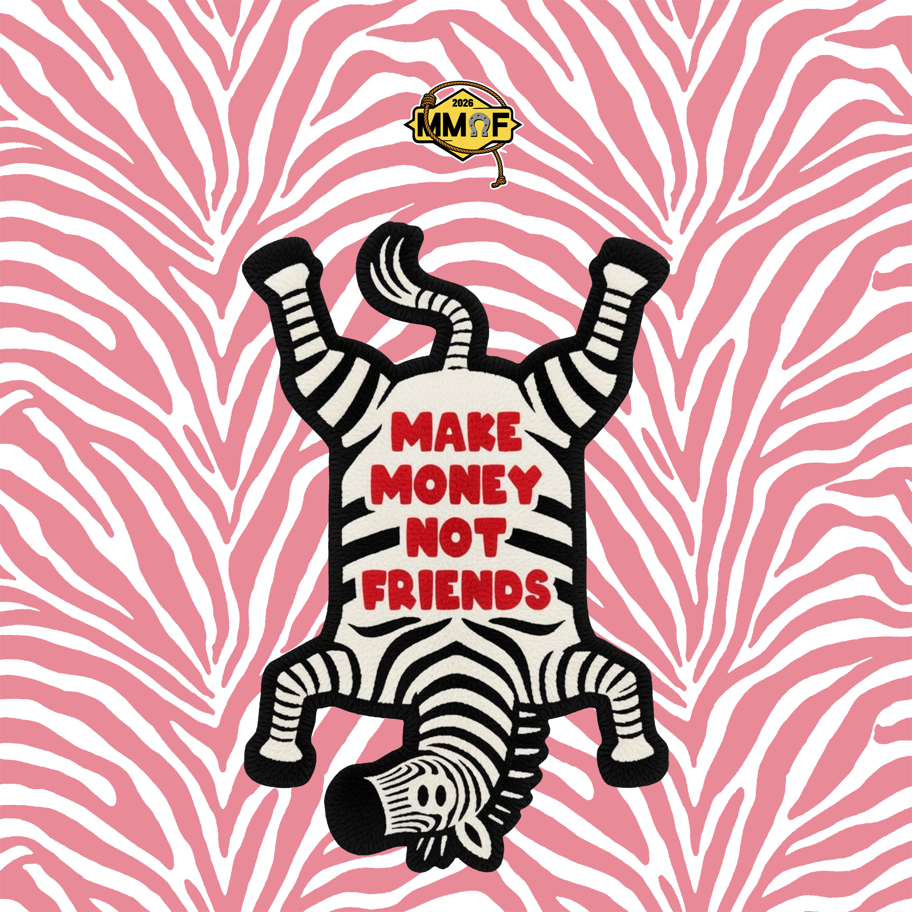 马上有钱！跃马本命手工地毯 绒面亲肤抗污防滑MMNF赚钱不交朋友,居家布艺,地毯,淘宝优惠券,粉丝福利购,淘宝优惠卷