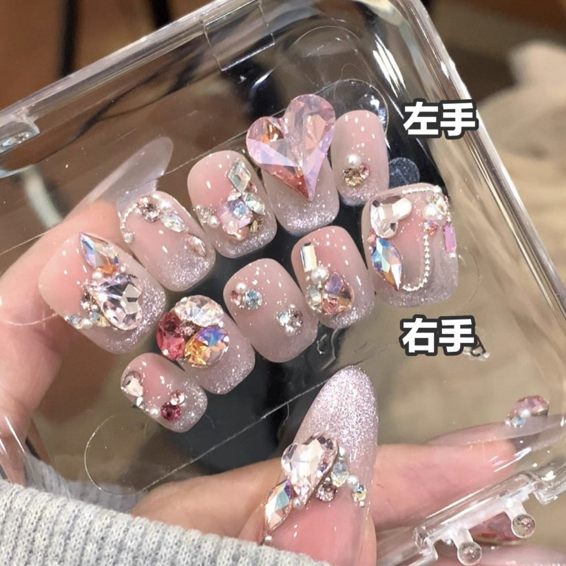 121 施华洛美甲钻饰品美甲材料包美甲饰品