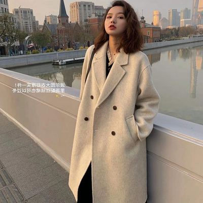 10羊驼绒双面羊绒大衣立减100