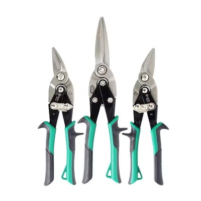 世达航剪英式铁皮剪铁板剪铝板剪