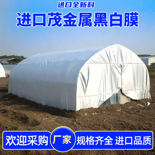 降温棚膜遮阳进口大棚农用黑白反光食用菌养殖隔热膜防晒膜膜养殖