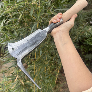楚家刀锻打炮弹钢砍柴刀户外凤凰鸟刀砍树劈竹挖地镐斩鸡鸭鱼菜刀