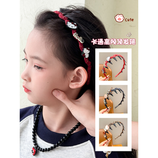 女童发箍2025新款儿童发卡头饰中大童小女孩可爱卡通发饰饰品头箍