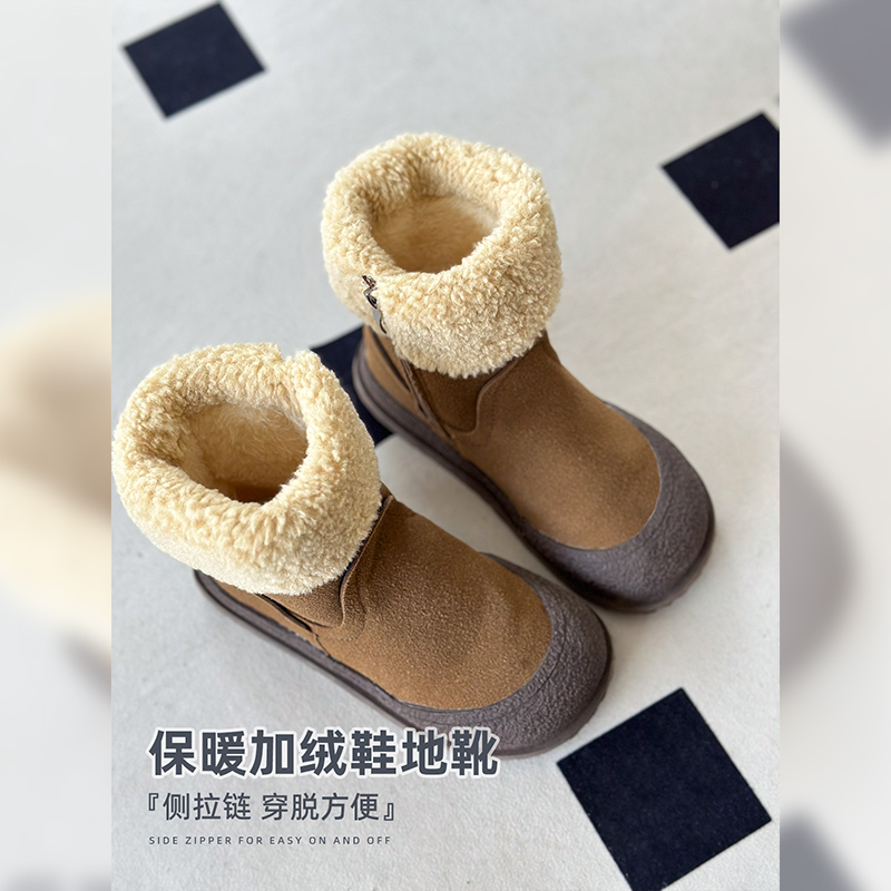女童韩版洋气雪地靴短靴