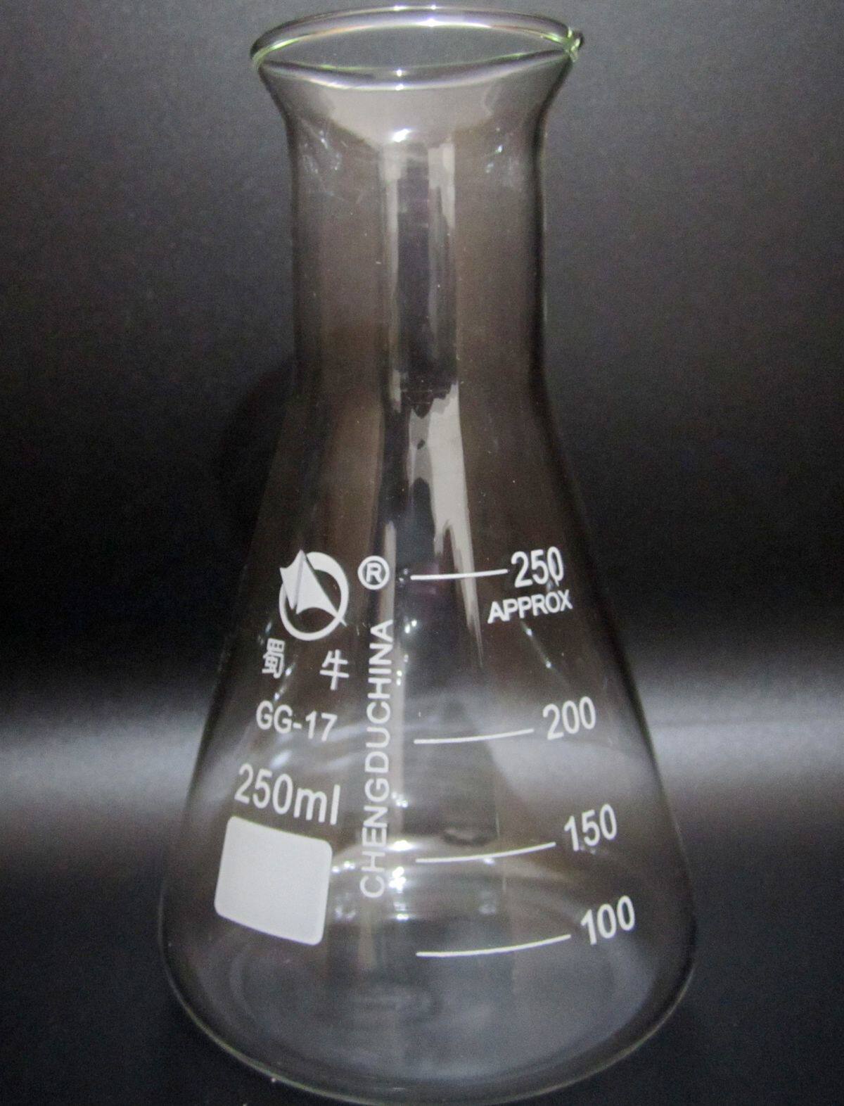 蜀牛锥形瓶 广口三角烧瓶 玻璃瓶 100ml 250ml 500ml 1000ml