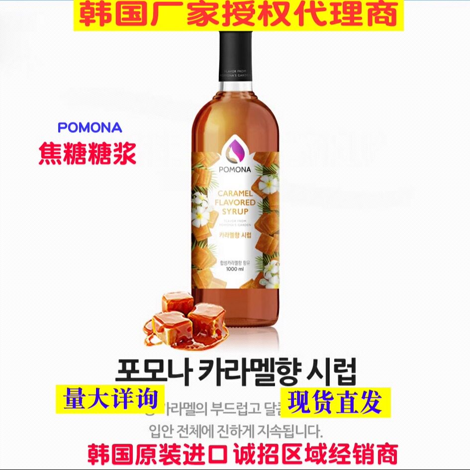 韩国波莫娜POMONA果露焦糖糖浆