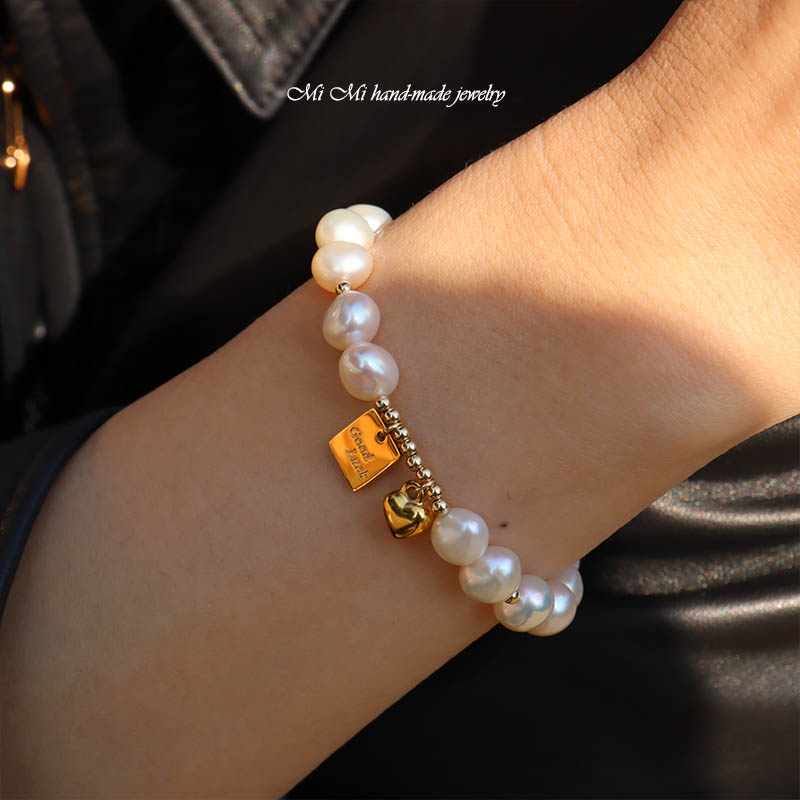 MIMI女天然巴洛克珍珠冷淡风手链